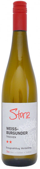 2024 Weißburgunder ** trocken - Privatkellerei Storz