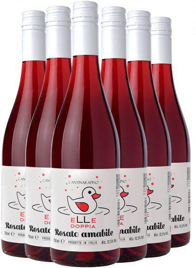 Rapino Rosato ELLE DOPPIA-Paket - Rapino