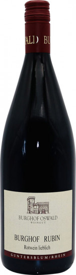 2023 Burghof Rubin lieblich 1,0 L - Weingut Burghof Oswald