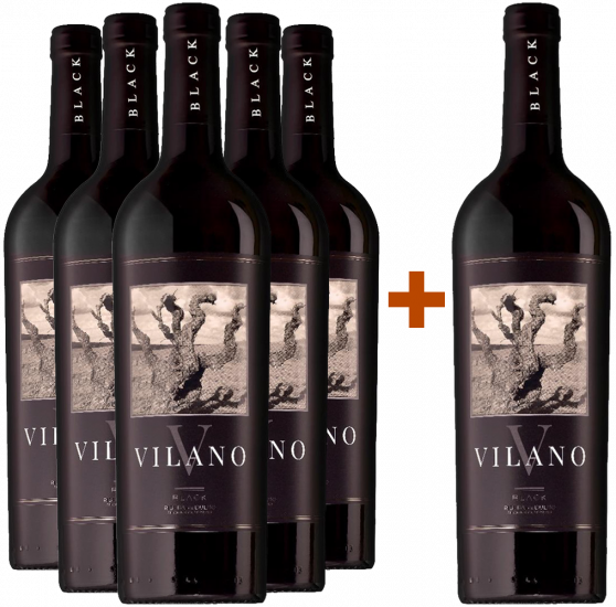 5+1 Aktionspaket Vilano Black Ribera del Duero DO - Bodegas Vilano