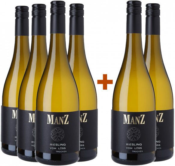 4+2 Paket 2022 Riesling vom Löss trocken - Weingut Manz