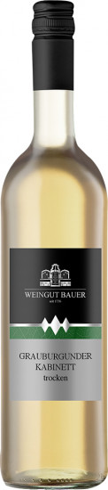 2022 Grauburgunder Kabinett trocken - Weingut M+U Bauer