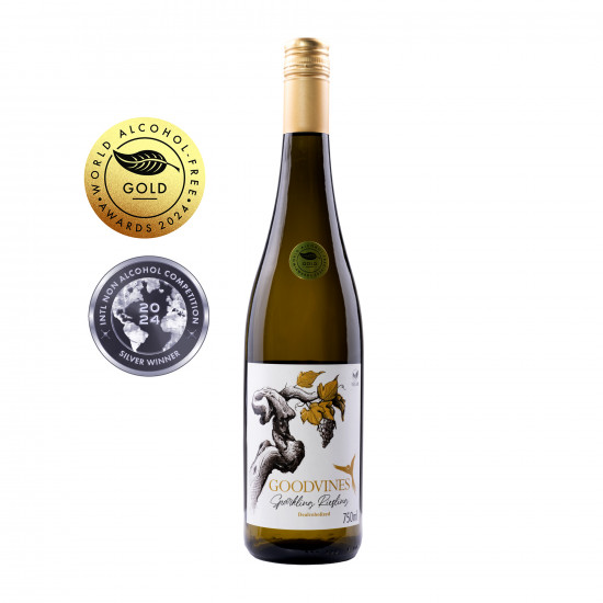 alkoholfreier Sparkling Riesling (Vegan & Halal) halbtrocken - Goodvines