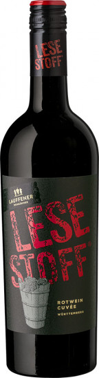 2020 Lesestoff® Rotwein Cuvée halbtrocken - Lauffener Weingärtner