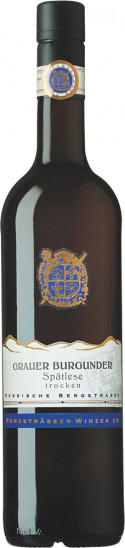 2024 Heppenheimer Grauer Burgunder Spätlese trocken - Bergsträßer Winzer