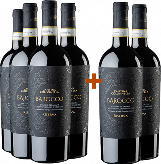 4+2 Barocco Riserva Montepulciano d'Abruzzo Colline Teramane DOCG - Cantina Colonnella