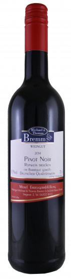 2014 Pinot Noir Rotwein trocken - Weingut Bremm