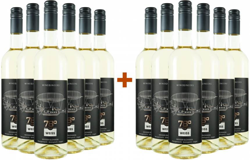 6+6 Paket Weißer Glühwein BIO Bio - WINEGINEERS