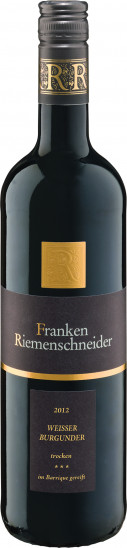 2012 Weißburgunder Spätlese   Barrique trocken - Winzergemeinschaft Franken eG
