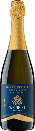 2020 Grande Réserve Blanc de Blancs Premium Winzersekt brut nature - Weinbiet Manufaktur
