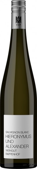 2019 Hieronymus und Alexander Sauvignon Blanc VDP. Gutswein trocken - Weingut Rappenhof