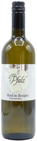 2023 Ried in Bergen Welschriesling - Winzerfamilie Pfalz