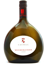 2017 Weißer Burgunder Schloss Castell trocken - Weingut Castell