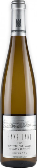 2015 Hattenheim Hassel Riesling Spätlese VDP. Grosse Lage edelsüß Bio - Weingut Kaufmann