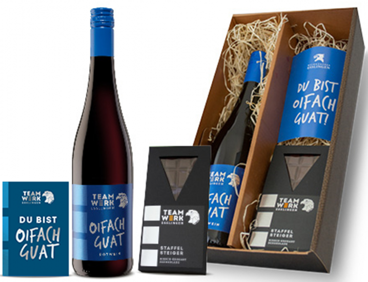 2er Präsentkarton Du bist oifach guat  - Teamwerk Esslingen e.G.