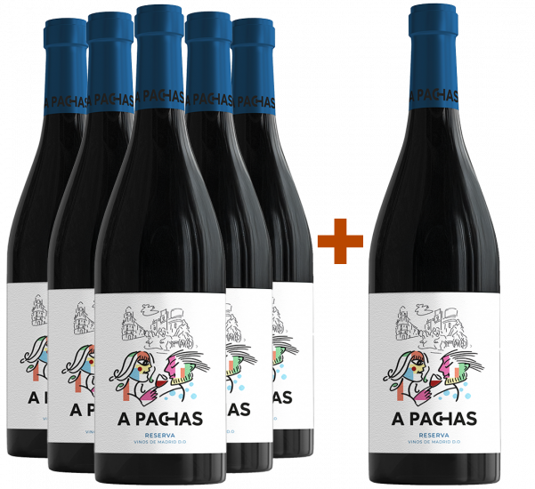 Pack descuento 5+1 A Pachas Reserva Madrid DO - A Pachas