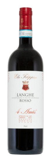 2023 Rosso 4 Amis Cuvée Langhe DOC trocken - Elio Filippino