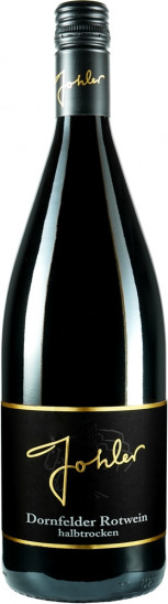 2020 Dornfelder Rotwein halbtrocken 1,0 L - Weingut Johler
