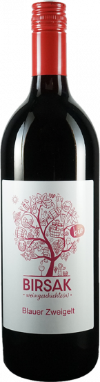 2025 Blauer Zweigelt Quw. trocken Bio 1,0 L - Weinbau Birsak
