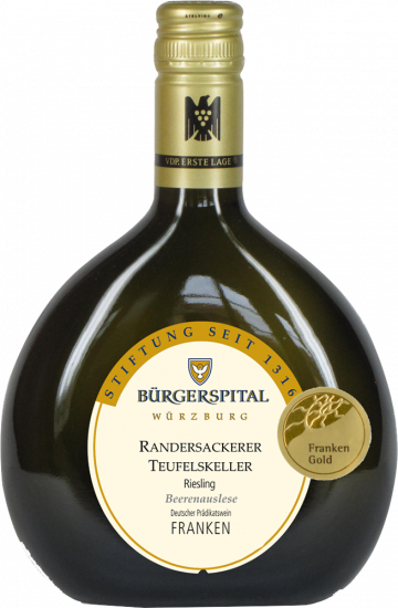 2013 Randersackerer Teufelskeller Riesling VDP.ERSTE LAGE edelsüß 0,5 L - Stiftung Bürgerspital zum Hl. Geist Weingut