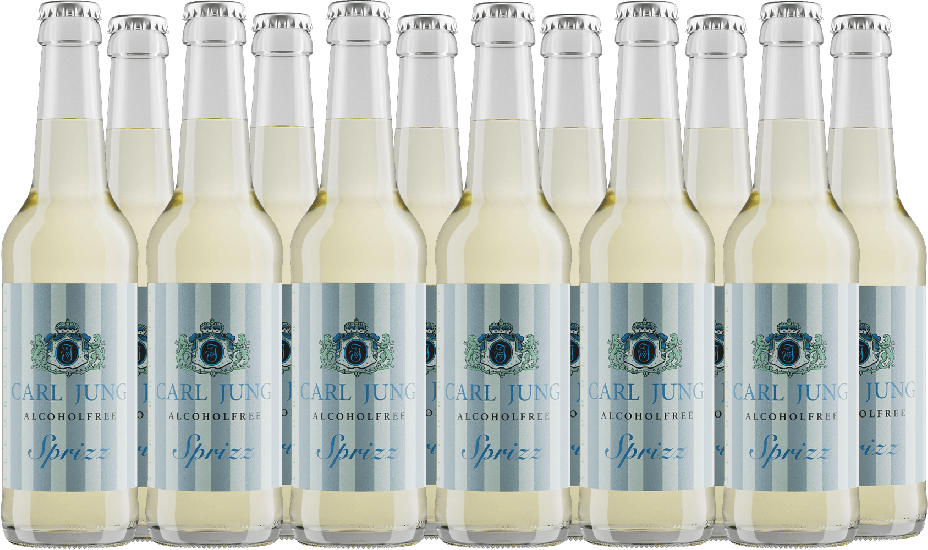 Cuvée Sprizz weiß aromatischer entalkoholisierter Wein (12 Flaschen 0,33L) - Carl Jung