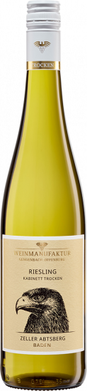 2025 Zeller Abtsberg Riesling Kabinett trocken - Weinmanufaktur Gengenbach