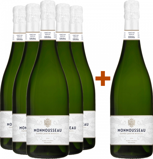 5+1 Paket Cuvée Justin Marcel - Monmousseau