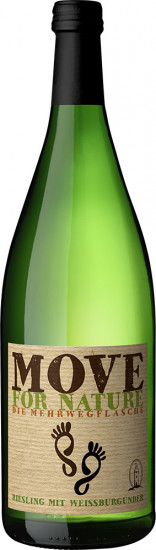 2023 Riesling mit Weissburgunder - Move for Nature halbtrocken 1,0 L - Heuchelberg Weingärtner