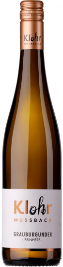 2023 Grauburgunder feinherb - Weingut Edgar Klohr