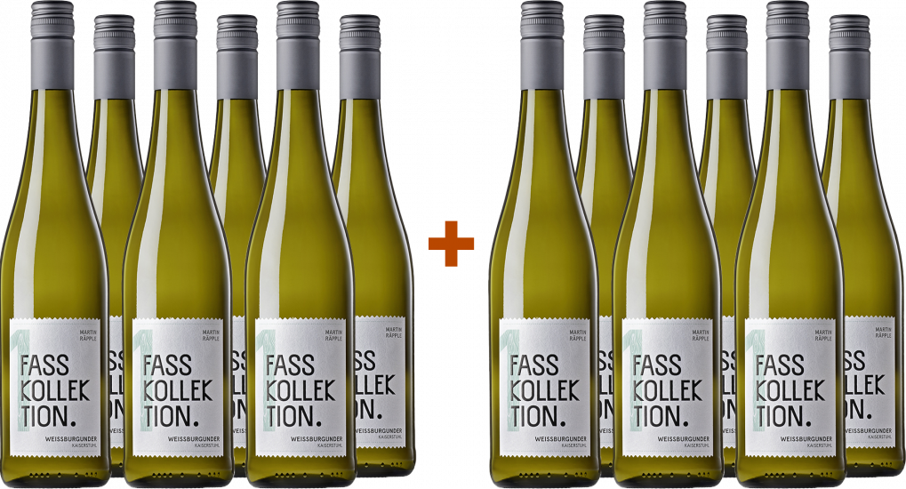 6+6 Paket Weissburgunder trocken - Weingut Fasskollektion
