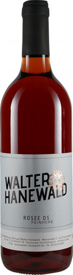 2017 Rosé DS lieblich - Weingut Walter Hanewald