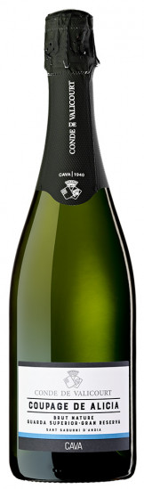 2022 Coupage de Alicia Nature Gran Reserva Guarda Superior Cava DO brut nature - Cava Conde de Valicourt