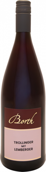 2023 Trollinger mit Lemberger halbtrocken 1,0 L - Weingut Borth
