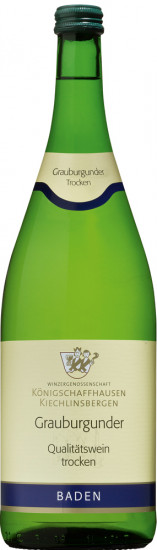 2016 Kiechlinsberger Vulkanfelsen Grauer Burgunder 1L trocken - Winzergenossenschaft Königschaffhausen-Kiechlinsbergen