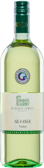 2024 Guntersblumer Silvaner trocken 1,0 L - Weingut Burghof Oswald