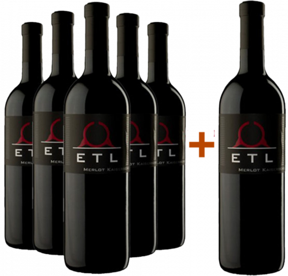5+1 Paket Kaiserberg Merlot trocken - Etl wine and spirits GmbH