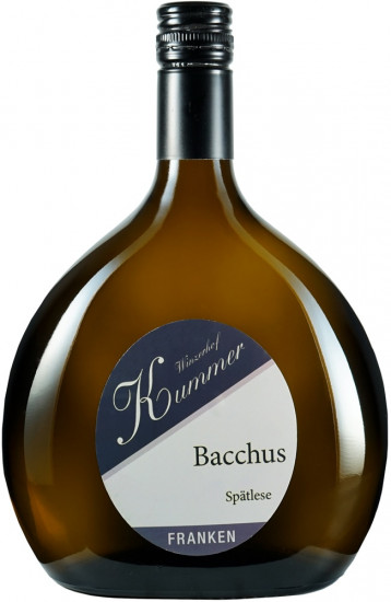 2022 Retzstadter Langenberg Bacchus Spätlese 0,75l Bocksbeutel lieblich - Winzerhof Kummer