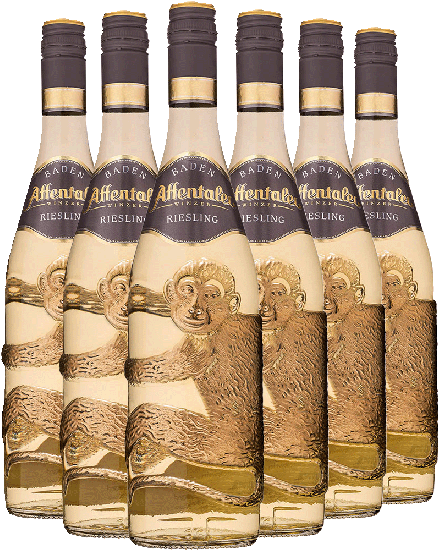 Affenflasche Riesling feinherb - Affentaler Winzer