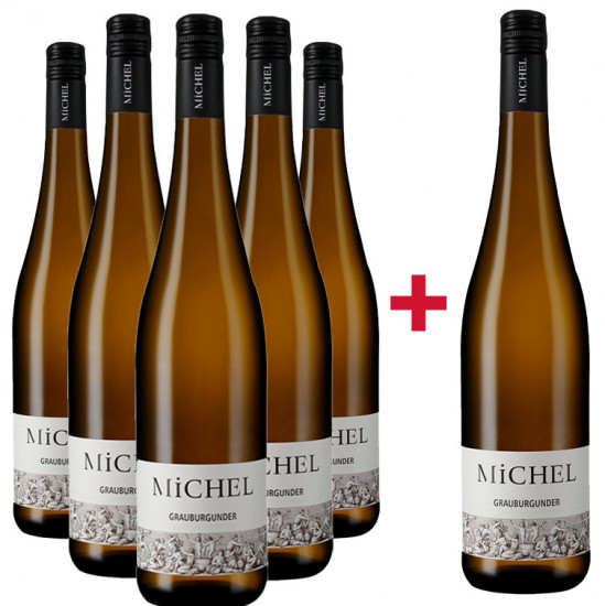 5+1 Paket Grauburgunder trocken - Weingut Gernot Michel