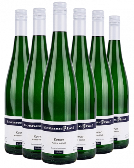 6x Kerner Süßweinpaket Auslese edelsüß - Weingut Sonnenhof Langenlonsheim