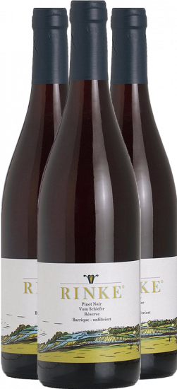3er Bündel Pinot Noir vom Schiefer Réserve trocken - Weingut Rinke