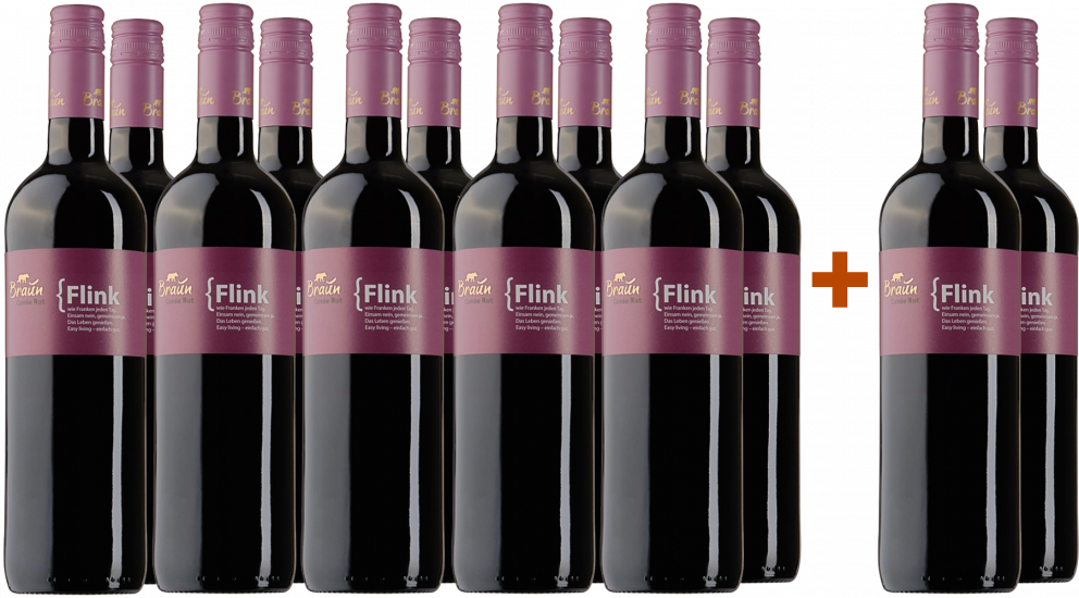 10+2 Cuvée rot Flink - Familienweingut Braun