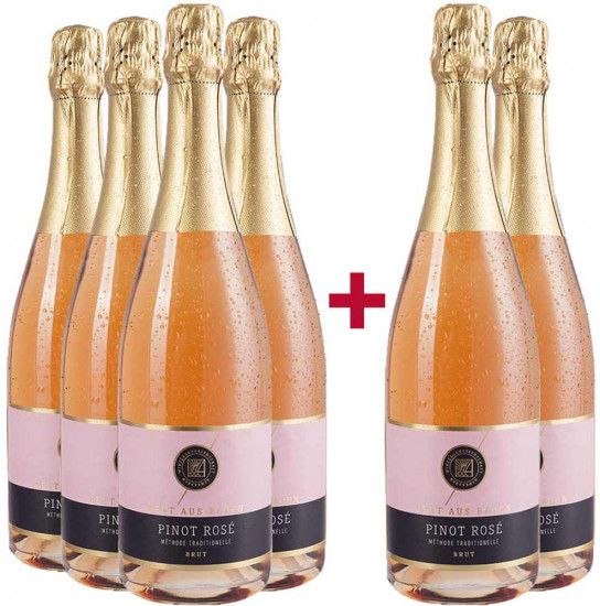 4+2 Paket Pinot Rosé Sekt - Winzergenossenschaft Achkarren