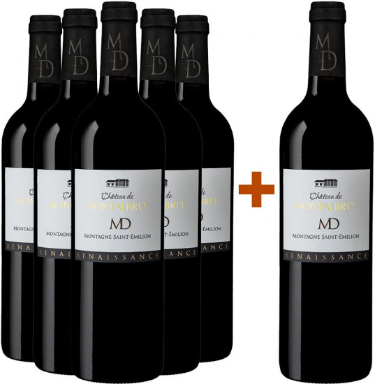 5+1 Paket Cuvée Renaissance - Château de Montalbret