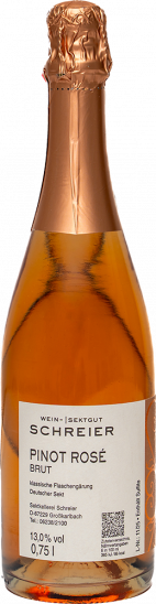 Pinot Rosé Sekt brut - Wein- und Sektgut Schreier