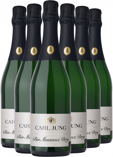 Mousseux Dry BIO - schäumendes Getränk aus entalkoholisiertem Wein (6 Flaschen) Bio - Carl Jung