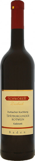 2022 Durbacher Kochberg Spätburgunder Kabinett halbtrocken - Weinhaus Schwörer