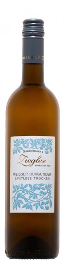 2019 Maikammer Mandelhöhe Weißer Burgunder Spätlese trocken - Weingut Ökonomierat Ziegler