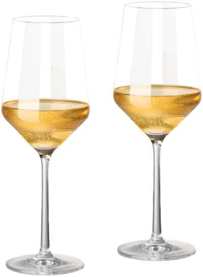 VDP Weißwein Premium Paket 6 Flaschen + 2 Gläser