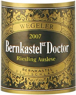 2007 Bernkasteler Doctor Riesling Auslese Edelsüß (375ML) - Weingut Wegeler